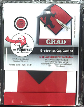 Graduation Cap Card Kit - 5 ct